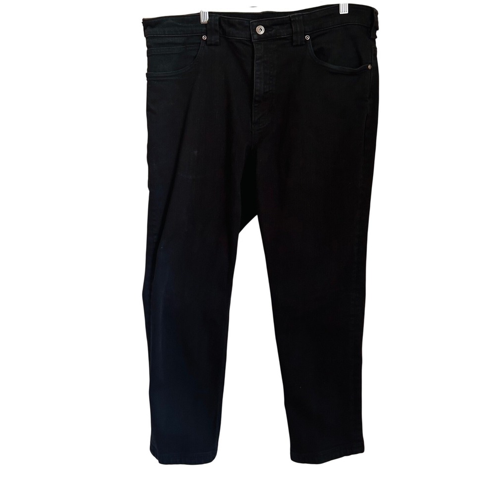 Duluth Trading Co Men's Ballroom Double Flex Slim Fit Jeans Black 38x29.5